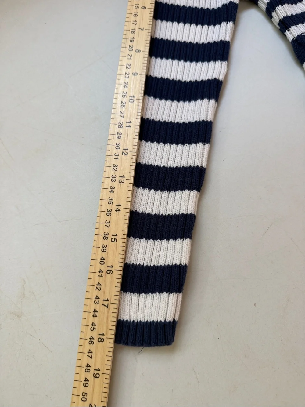 Cynthia Rowley Girls 7/8 Navy Stripe Rainbow Applique Knit Sweater Dress